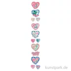 Artikelbild 2 des Artikels “Sticker - La Vie en Rose, Herzen, 100 Aufkleber “