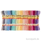 Artikelbild 2 des Artikels “Stickgarn Pastell Set, je 8 m, 52 Stück in 26 Farben “