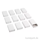 Artikelbild 2 des Artikels “Streichholzschachteln, klein, 5,3 x 3,6 x 1,5 cm, 12 Stück “