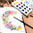Artikelbild 2 des Artikels “Talens VAN GOGH Aquarell Leerkasten für 12 halbe Näpfe, Weiß “