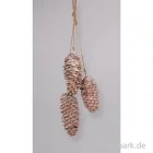 Artikelbild 2 des Artikels “Tannenzapfen mit Kordel zum Hängen, 3er Set, 26 cm “
