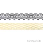 Artikelbild 2 des Artikels “Washi-Dekor-Tape, Gold + Grau, 25 mm, 2 Rollen, je 5 m “