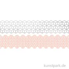 Artikelbild 2 des Artikels “Washi-Dekor-Tape, Rose + Silber, 25 mm, 2 Rollen, je 5 m “