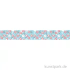 Artikelbild 2 des Artikels “Washi-Tape Blütenranke Blau, 15 mm, 10 m Rolle “
