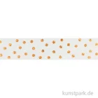 Artikelbild 2 des Artikels “Washi-Tape Hotfoil Rosegold Dots, 15 mm, 5 m Rolle “