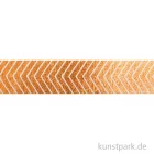 Artikelbild 2 des Artikels “Washi-Tape Hotfoil Rosegold Streifen, 15 mm, 5 m Rolle “