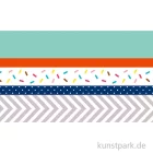 Artikelbild 2 des Artikels “Washi-Tape Set - NEON Orange Bunt, 5 Rollen, je 10 m “