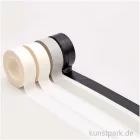 Artikelbild 2 des Artikels “Washi Tape Set - Schwarz & Weiß, 4 Stück, je 10m “