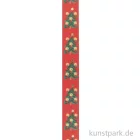 Artikelbild 2 des Artikels “Washi Tape - Weihnachtsbäume, Rot, 15 mm, 10 m Rolle “