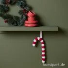 Artikelbild 2 des Artikels “Weihnachtsanhänger Zuckerstange, Filz, Rot-Weiß, 25 x 10 x 2,5 cm “