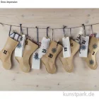 Artikelbild 2 des Artikels “Weihnachtsstrümpfe, Kraftpapier, 100g, 27,5 x 18 cm, 6 Stück “