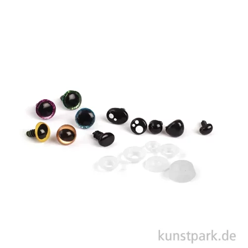 Artikelbild 2 des Artikels “Amigurumi Accessoires - 30 Sicherheitsaugen + 10 Nasen “