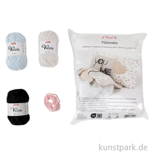 Artikelbild 2 des Artikels “Amigurumi Bastelset - Velvie Winter, Pinguin + Robbe “
