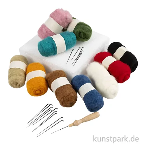 Artikelbild 2 des Artikels “Bastelset Nadelfilzen für Anfänger mit viel Zubehör “