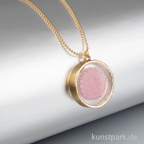 Artikelbild 2 des Artikels “Anhänger Metall Fassung - Rund , 30 mm, Gold “