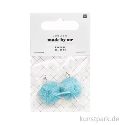 Artikelbild 2 des Artikels “Anhänger Pompons - Mint, 2er Set “