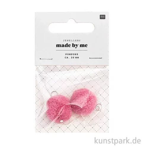 Artikelbild 2 des Artikels “Anhänger Pompons - Pink, 2er Set “