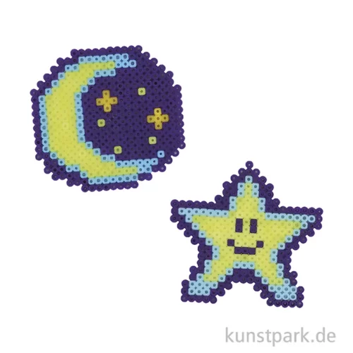 Artikelbild 2 des Artikels “Bastelset Bügelperlen, Glow in the dark, 2 Motive, Star “