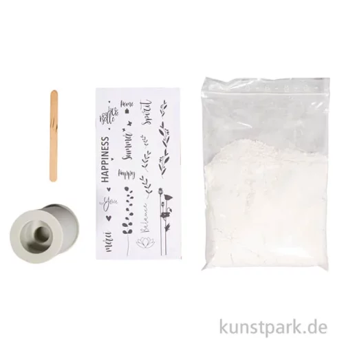 Artikelbild 2 des Artikels “Bastelset für 3 Raysin Kerzenhalter, inklusive Kerzen-Transferfolie “