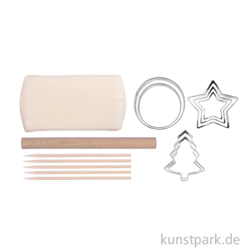 Artikelbild 2 des Artikels “Bastelset Modellieren mit Salzteig, Xmas, Weihnachtsanhänger “