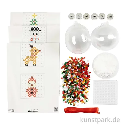 Artikelbild 2 des Artikels “Bastelset Weihnachtskugeln mit Bügelperlen “