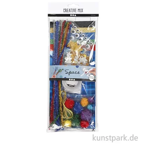 Artikelbild 2 des Artikels “Bastelset Space mit viel Zubehör, Schnittbogen und Inspirationen “