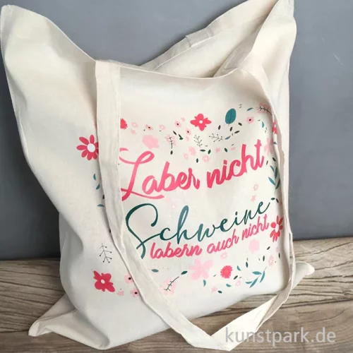 Artikelbild 2 des Artikels “Baumwolltasche, Natur, Bedruckt, Design, Laber nicht “