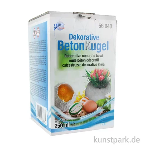 Artikelbild 2 des Artikels “Beton-Gießform Set Hohlkugel mit umfangreichem Zubehör “