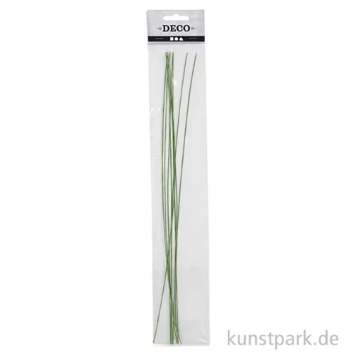 Artikelbild 2 des Artikels “Blumendraht mit grünem Papier ummantelt, 20 Stück, Länge 30 cm “