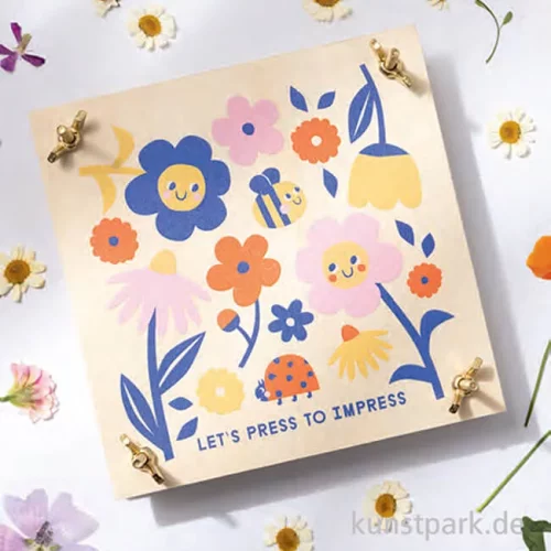 Artikelbild 2 des Artikels “Blumenpresse - Flower Press, 14,5 x 14,5 cm “