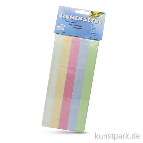 Artikelbild 2 des Artikels “Blumenseide 50x70 cm, 5 Bogen, 20g - irisierend “