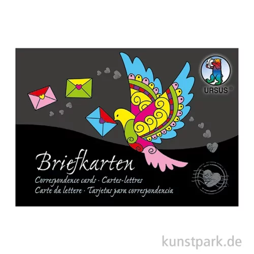 Artikelbild 2 des Artikels “Briefkarten Block - 84 Blatt Strukturkarton, DIN A6, 28 Farben, 220g “