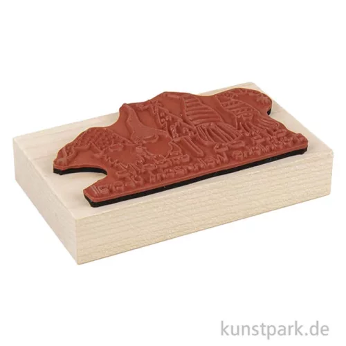 Artikelbild 2 des Artikels “Butterer Stempel - Es wichtelt, Holz, 6 x 10 cm “