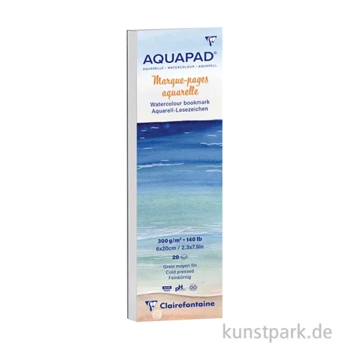 Artikelbild 2 des Artikels “Clairefontaine Aquapad Aquarellpapier, Lesezeichen, 20 Blatt, 300g “