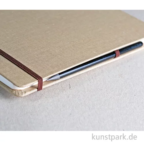 Artikelbild 2 des Artikels “Clairefontaine Goldline Reisealbum, Natur-Leinen, 180 g/m², 32 Blatt “