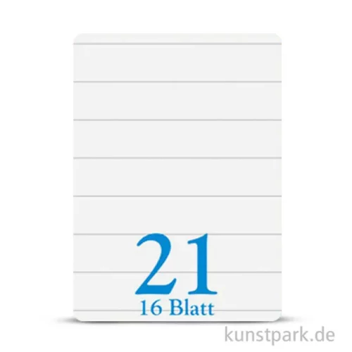 Artikelbild 2 des Artikels “Clairefontaine Schulheft DIN A4, 16 Blatt, 90g, Lin. 21, liniert ohne Rand “