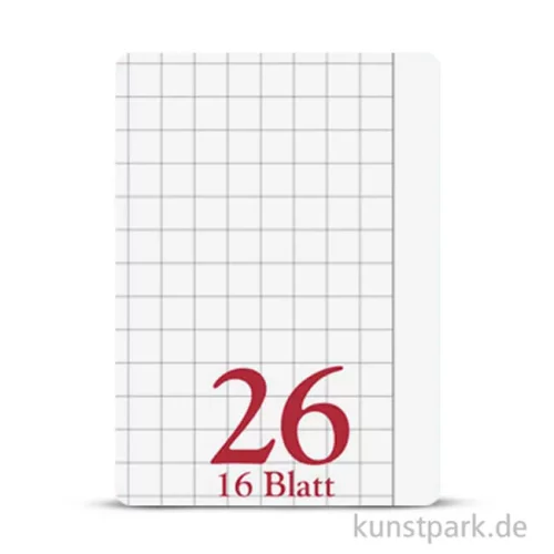 Artikelbild 2 des Artikels “Clairefontaine Schulheft DIN A4, 16 Blatt, 90g, Lin. 26, kariert 5 mm, mit Rand “