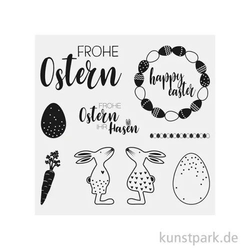 Artikelbild 2 des Artikels “Clear Stamps - Osterfreunde, 102,5  x  97  mm, 9 Motive “