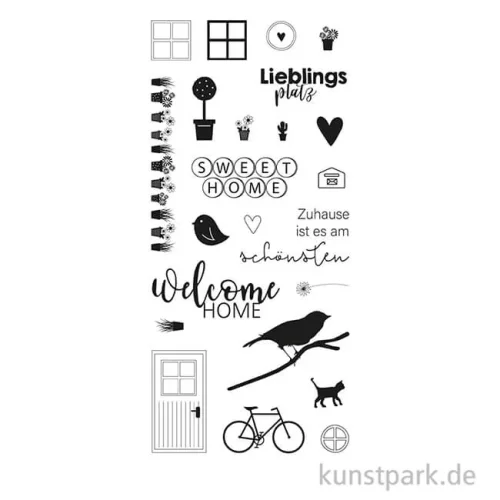 Artikelbild 2 des Artikels “Clear Stamps - Welcome Home, 97 x 205 mm, 23 Motive “