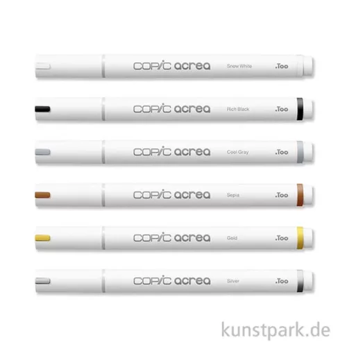 Artikelbild 2 des Artikels “COPIC acrea Paint Marker Set, Essentials, 6 Stück “