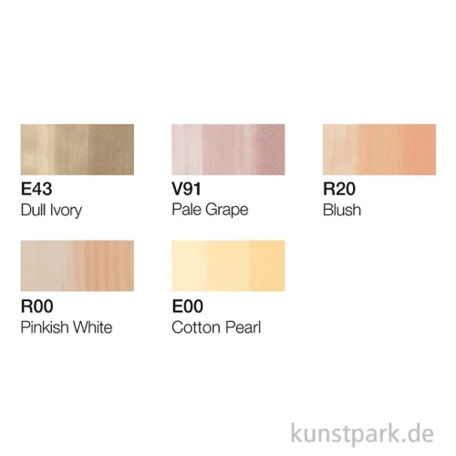 Artikelbild 2 des Artikels “COPIC ciao Set 5+1 - Hautfarben “