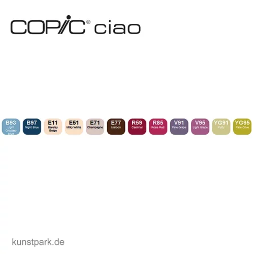 Artikelbild 2 des Artikels “COPIC ciao Set 12er - Nostalgie “