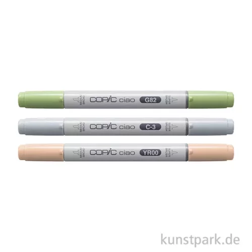 Artikelbild 2 des Artikels “COPIC ciao Set - 3er Natural Palette “