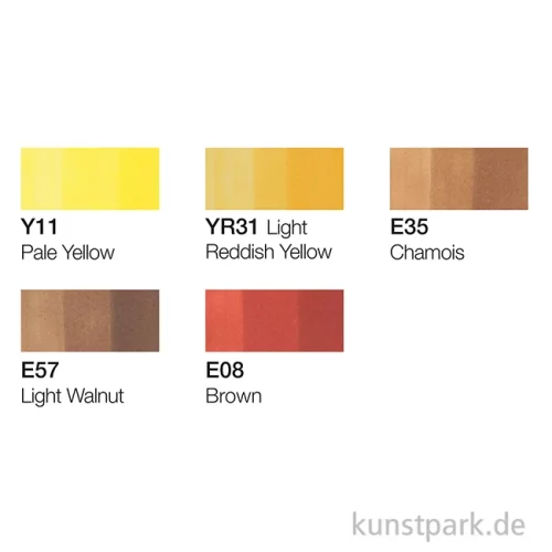 Artikelbild 2 des Artikels “COPIC ciao Set 5+1 - Hairy Tones 1 “