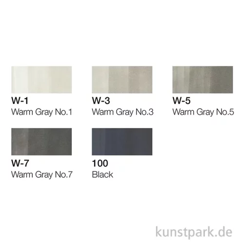Artikelbild 2 des Artikels “COPIC ciao Set 5+1 - Warme Grautöne “