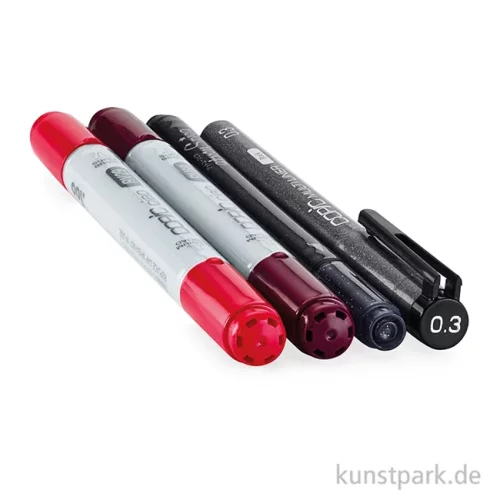 Artikelbild 2 des Artikels “COPIC Doodle Pack - Red, 4 Stifte “