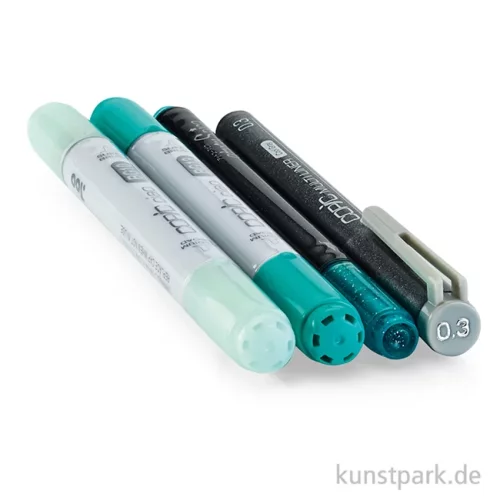 Artikelbild 2 des Artikels “COPIC Doodle Pack - Turquoise, 4 Stifte “