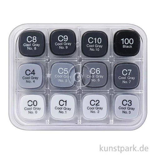 Artikelbild 2 des Artikels “COPIC Marker Set 12er - Grau CG “