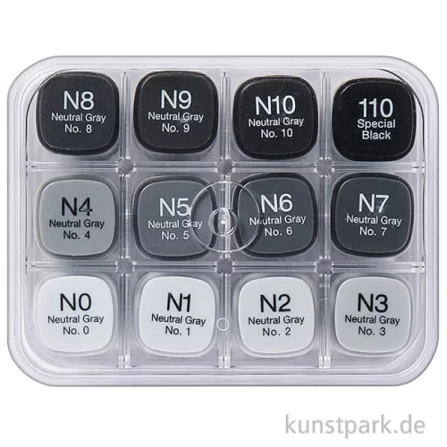Artikelbild 2 des Artikels “COPIC Marker Set 12er - Grau NG “
