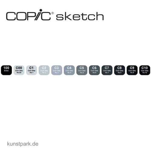 Artikelbild 2 des Artikels “COPIC sketch Set 12er - Cool Grey “